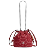  Túi Nữ Coach Faye Mini Drawstring Bag 'True Red' 