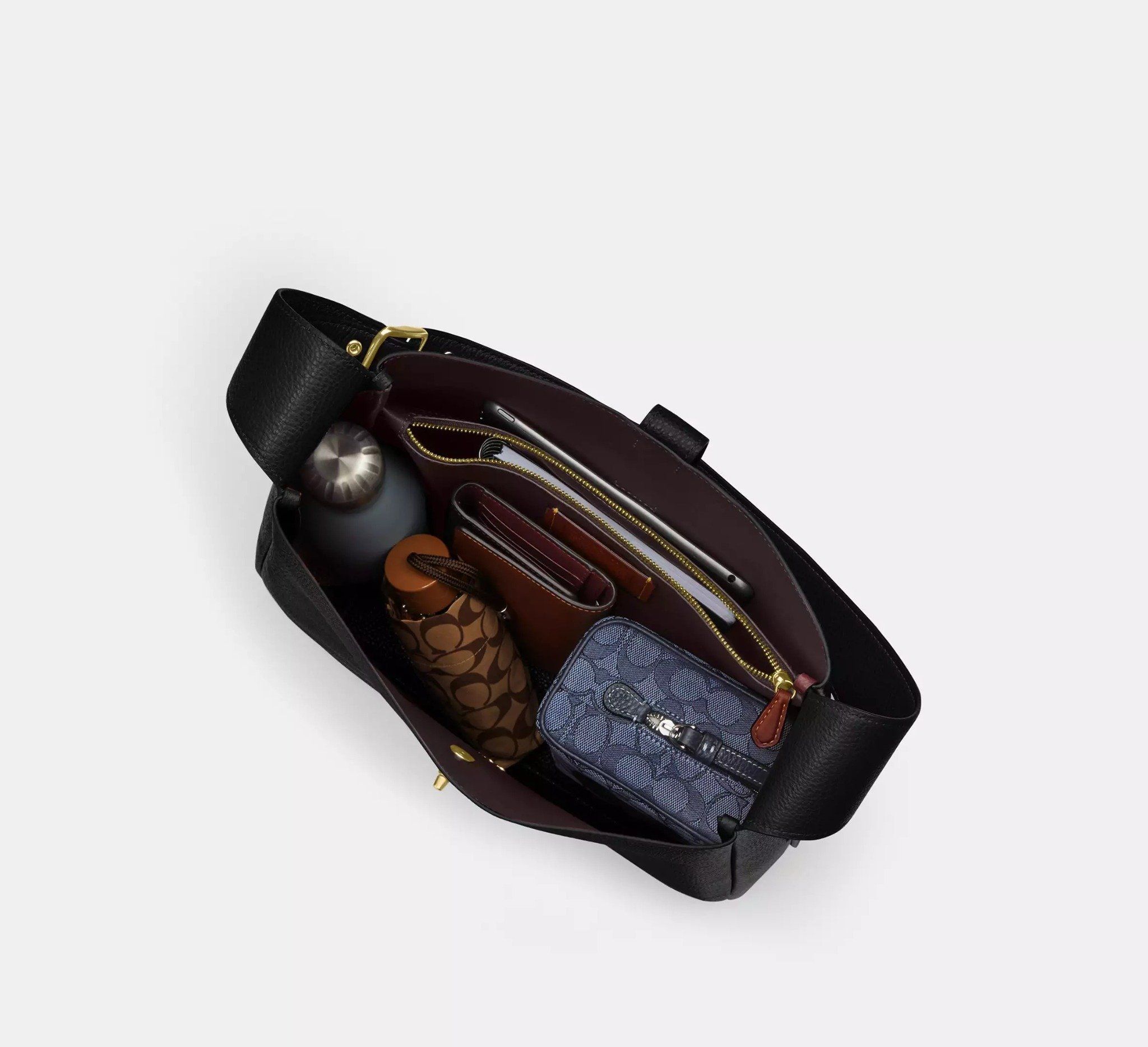  Túi Nữ Coach Hadley Large Shoulder Bag 'Black' 
