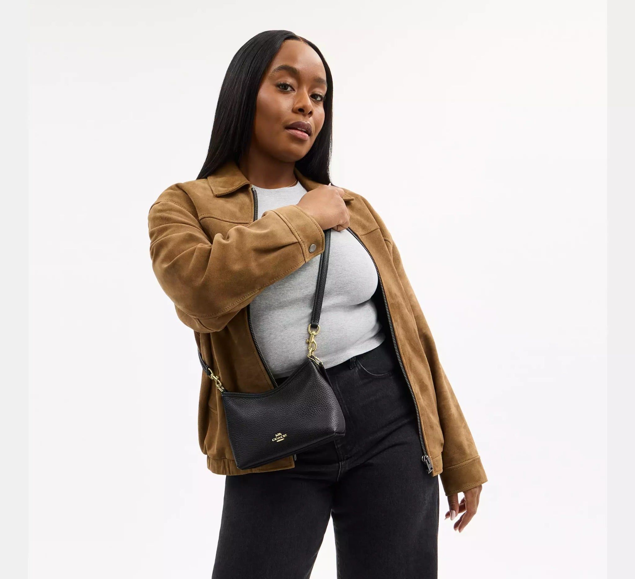  Túi Nữ Coach Laurel Small Shoulder Bag 'Black' 