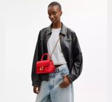  Túi Nữ Coach Tabby Top Handle Bag 'Candy Apple' 