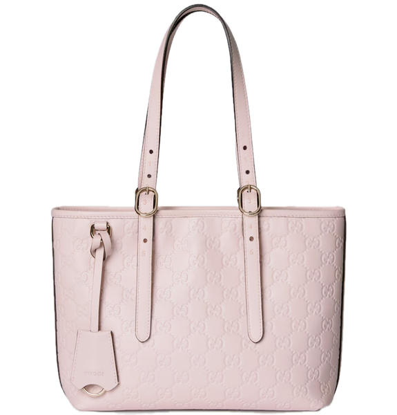  Túi Nữ Gucci Emblem Medium Tote Bag 'Pink' 