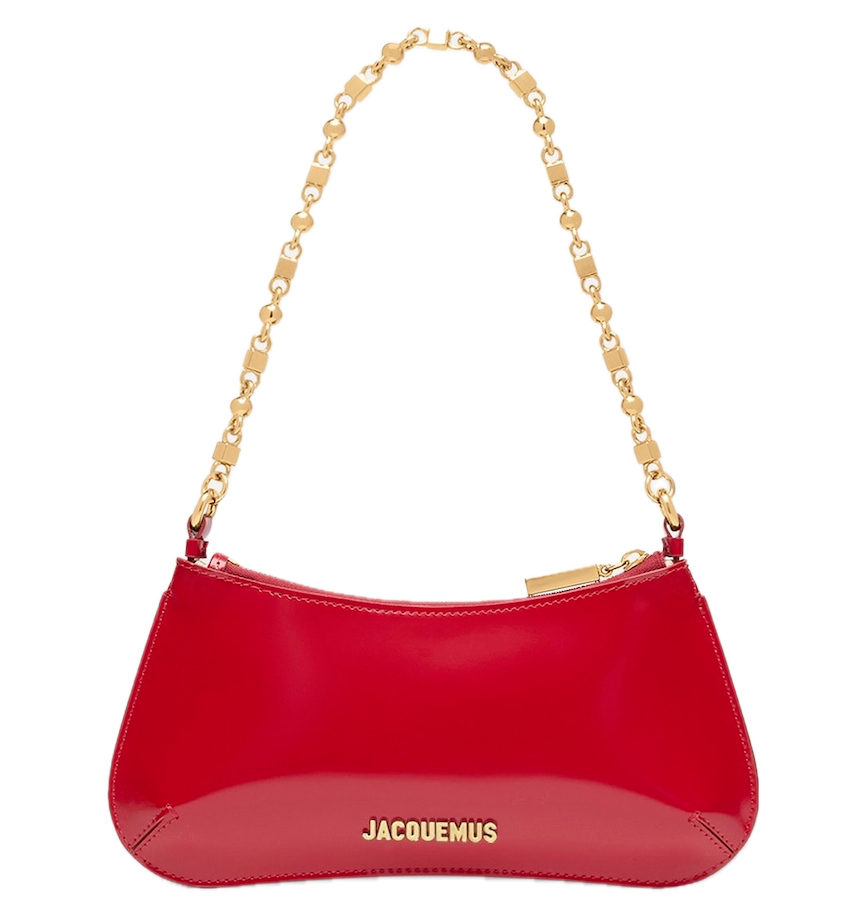  Túi Nữ Jacquemus Small Bisou Chaîne 'Red' 