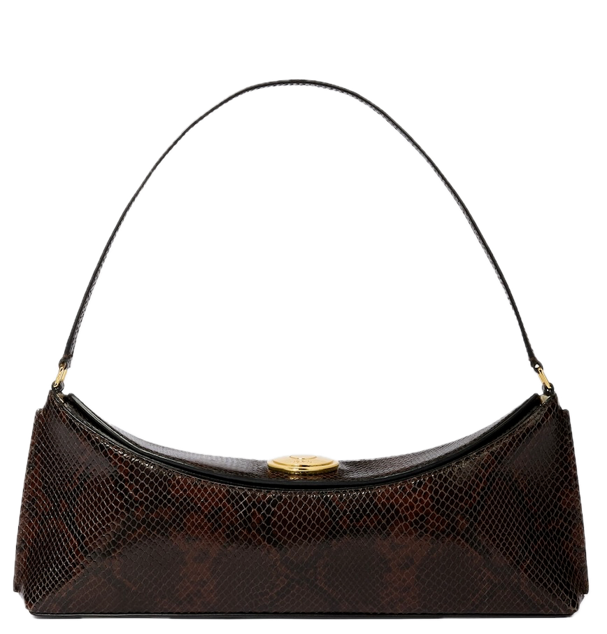  Túi Nữ Jacquemus The Ovalo Clutch 'Brown' 