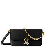  Túi Nữ Louis Vuitton LV Bloom Wallet On Chain 'Black' 