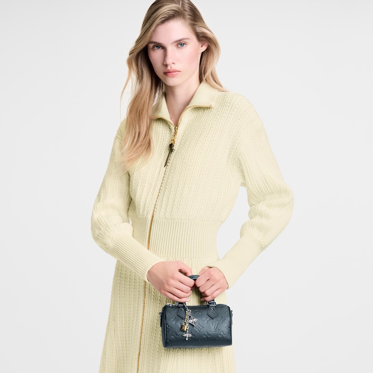  Túi Nữ Louis Vuitton Nano Speedy Bag 'Shimmery Ink' 