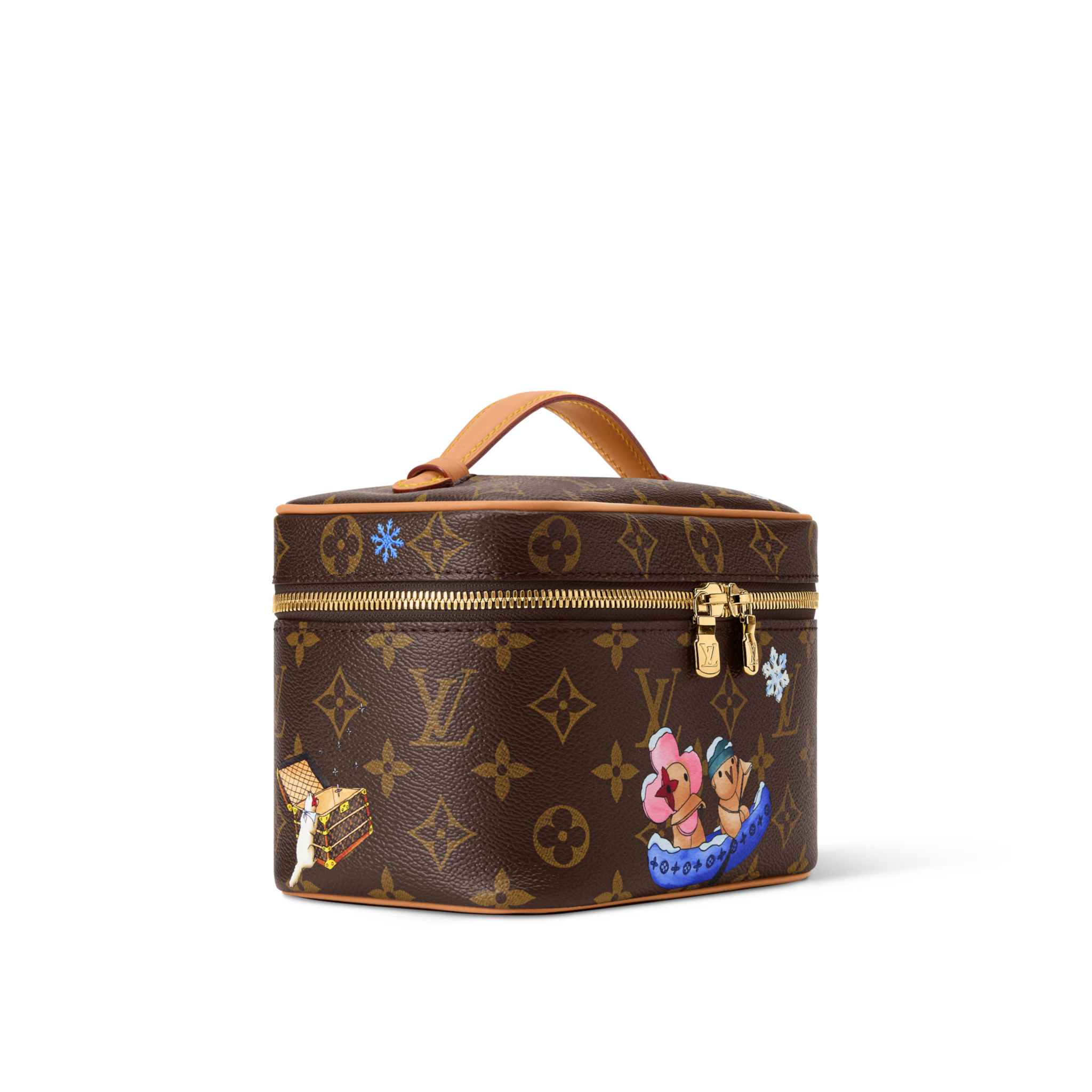  Túi Nữ Louis Vuitton Nice Mini Toiletry Bag 'Brown' 