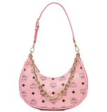  Túi Nữ MCM Aren Crescent Hobo Bag 'Soft Pink' 