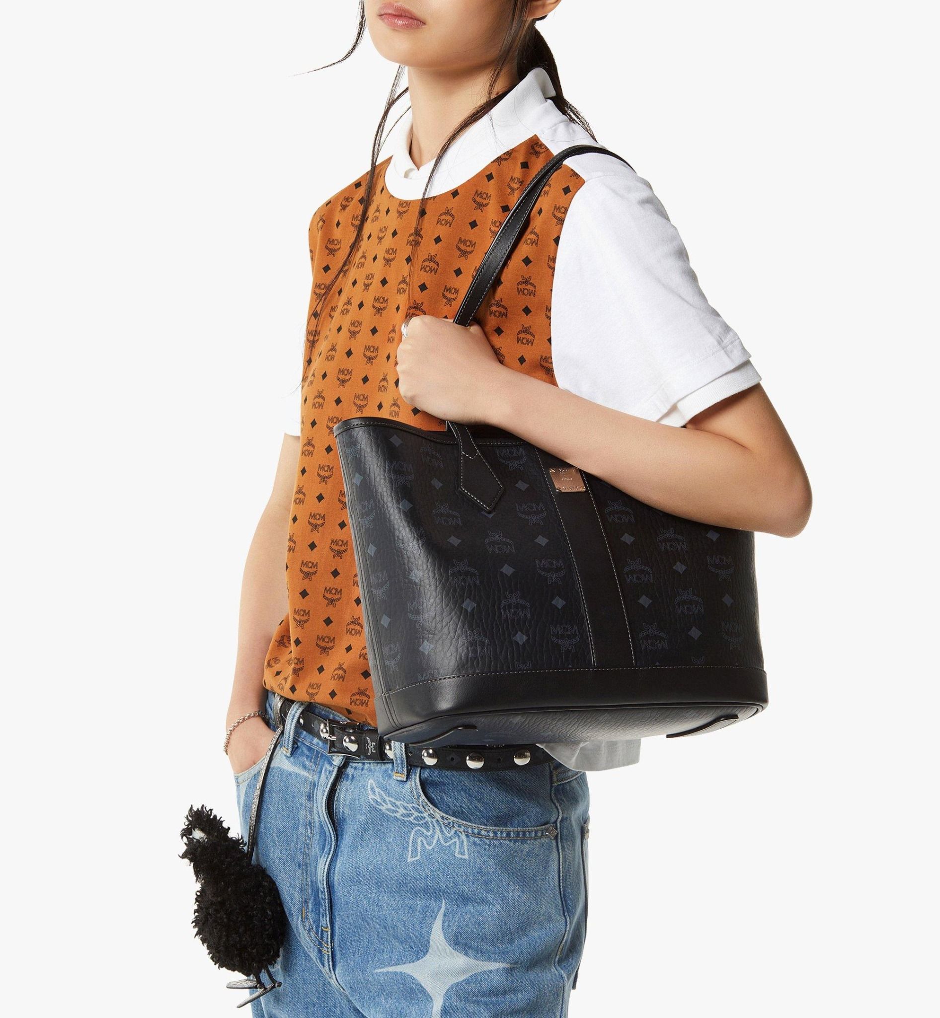  Túi Nữ MCM New Liz Small Shopper Bag 'Black' 