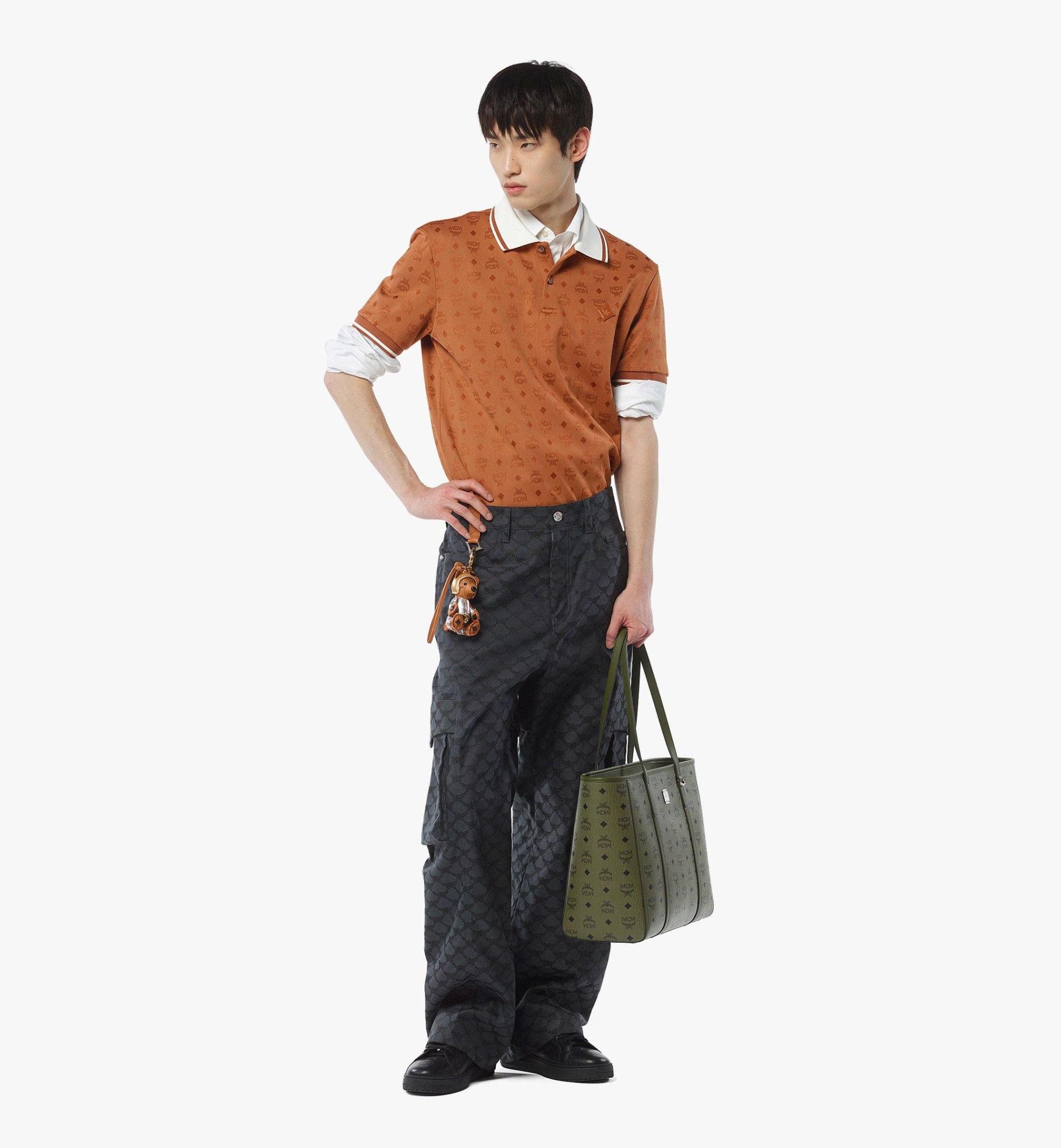  Túi Nữ MCM Toni Top-Zip Shopper 'Khaki Moss' 