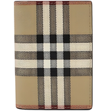  Ví Burberry Check Pattern Bi-Fold PU Wallet 'Brown' 