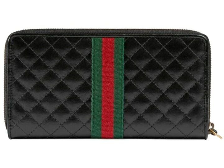  Ví Gucci Leather Double G Wallet 'Black' 
