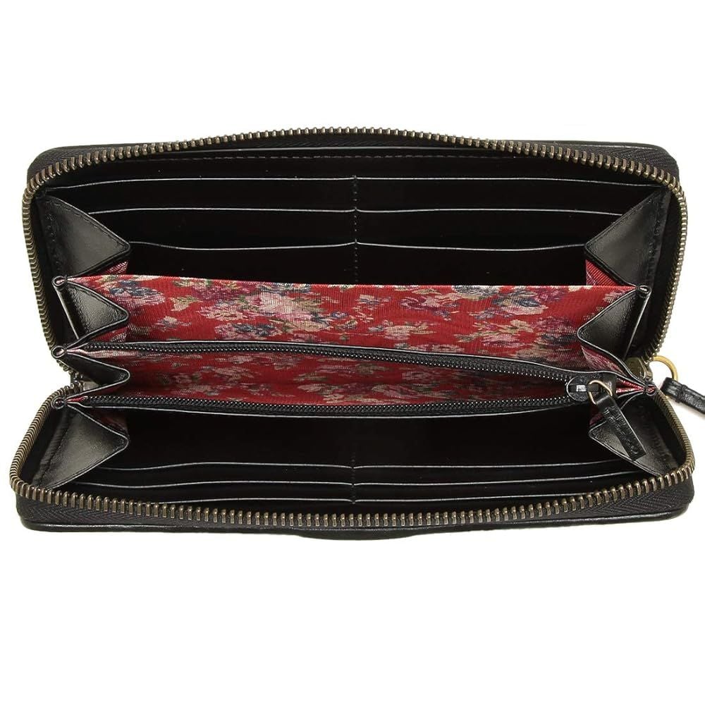  Ví Gucci Leather Double G Wallet 'Black' 