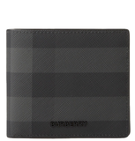  Ví Nam Burberry Check Slim Bifold Wallet 'Charcoal' 