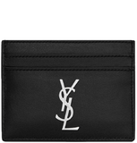  Ví Saint Laurent Cassandre Card Case 'Black' 