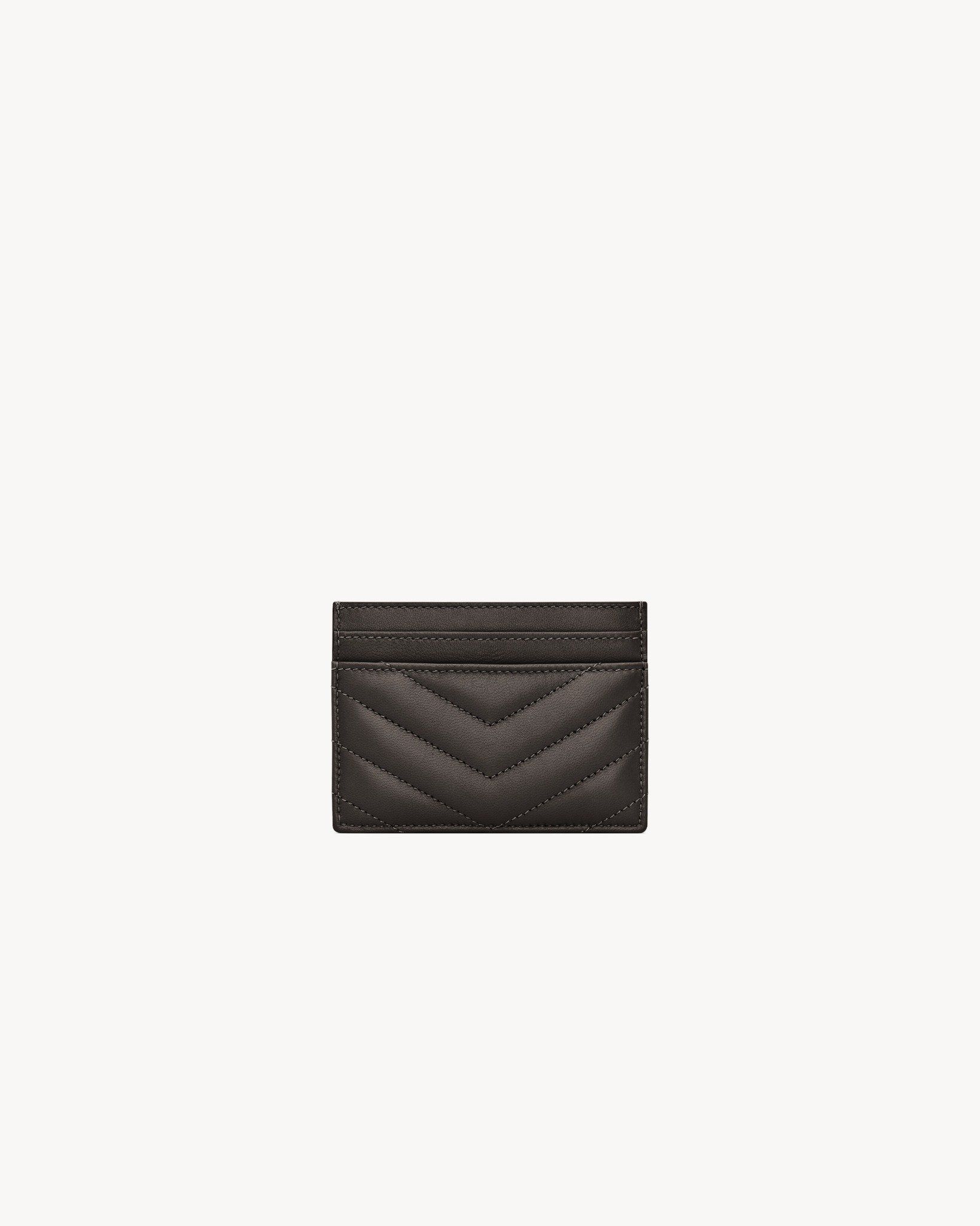  Ví Saint Laurent Cassandre Card Case 'Grey' 