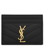  Ví Saint Laurent Matelassé Card Case 'Black' 