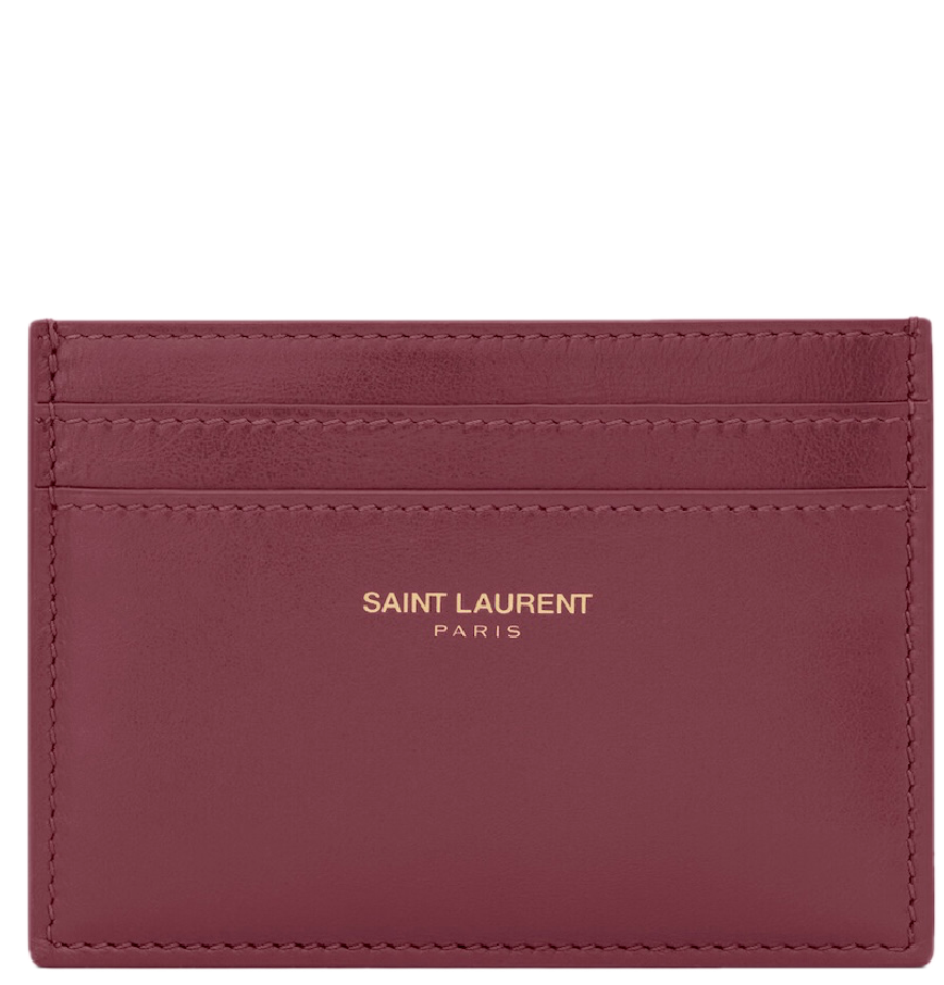 Ví Saint Laurent Paris Card Case 'Dark Ruby' 