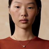  Vòng Cổ Nữ Hermes Mini Pop H 'Blanc Rose Gold' 