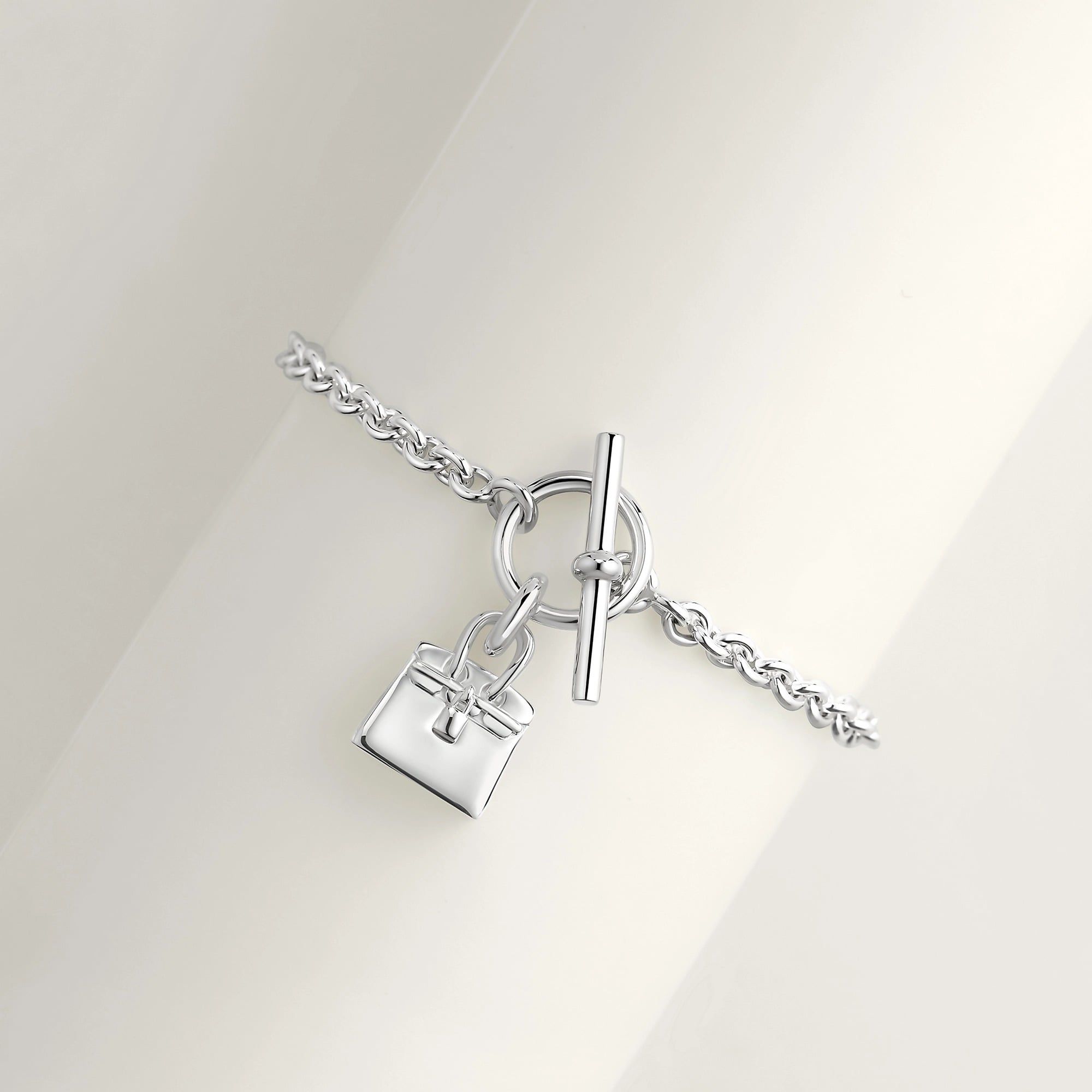  Vòng Tay Nữ Hermes Amulettes Birkin 'Silver' 