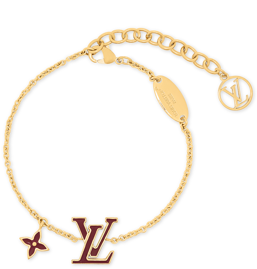  Vòng Tay Nữ Louis Vuitton LV Iconic Enamel 'Bordeaux' 