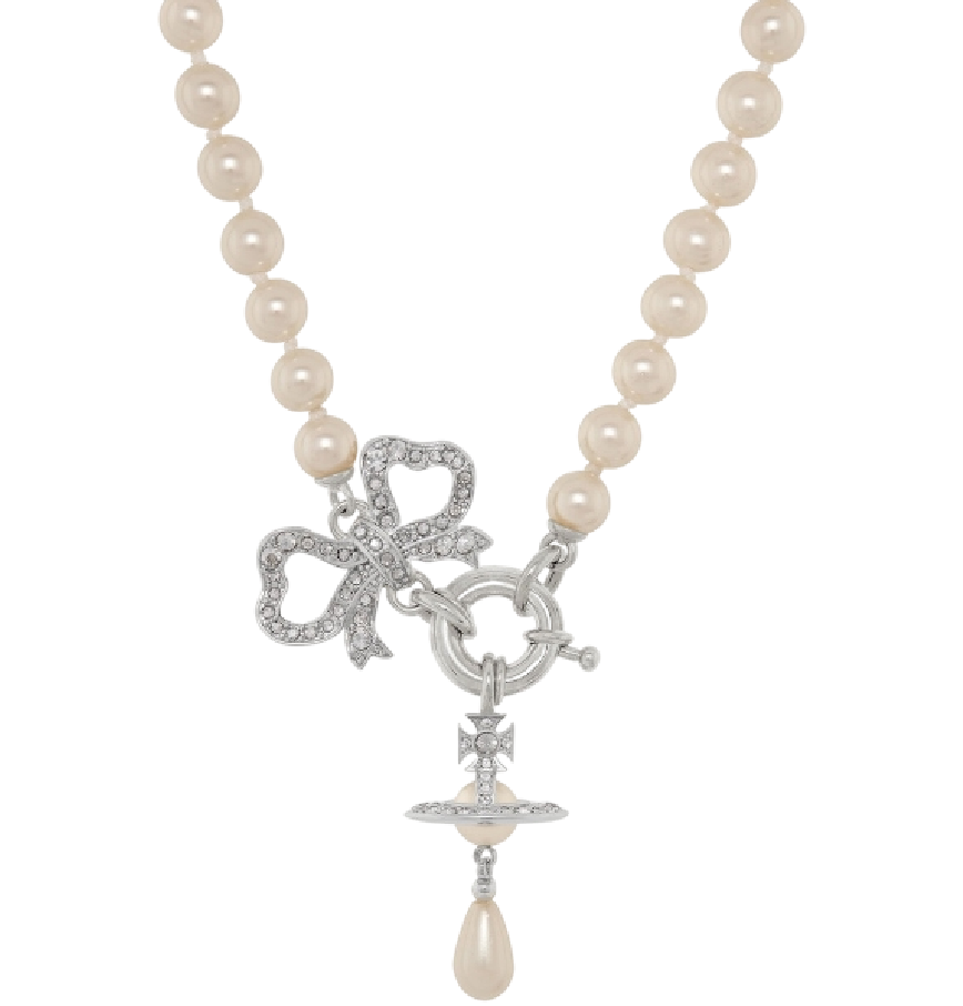  Vòng Cổ Nữ Vivienne Westwood Rigoberta Pearl 'Creamrose' 