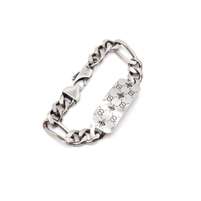  Vòng Tay Gucci Bracelet With Bee 'Silver' 