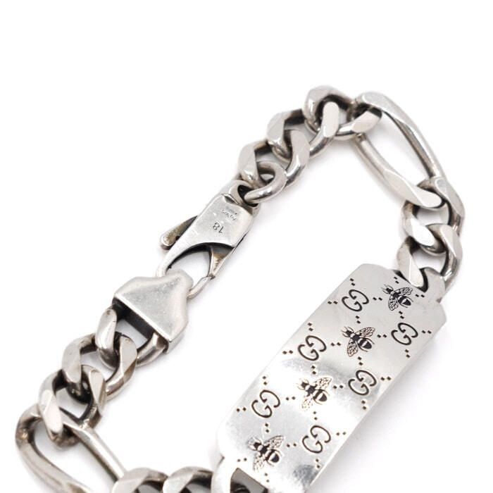  Vòng Tay Gucci Bracelet With Bee 'Silver' 