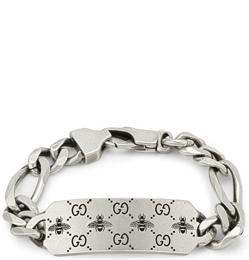  Vòng Tay Gucci Bracelet With Bee 'Silver' 