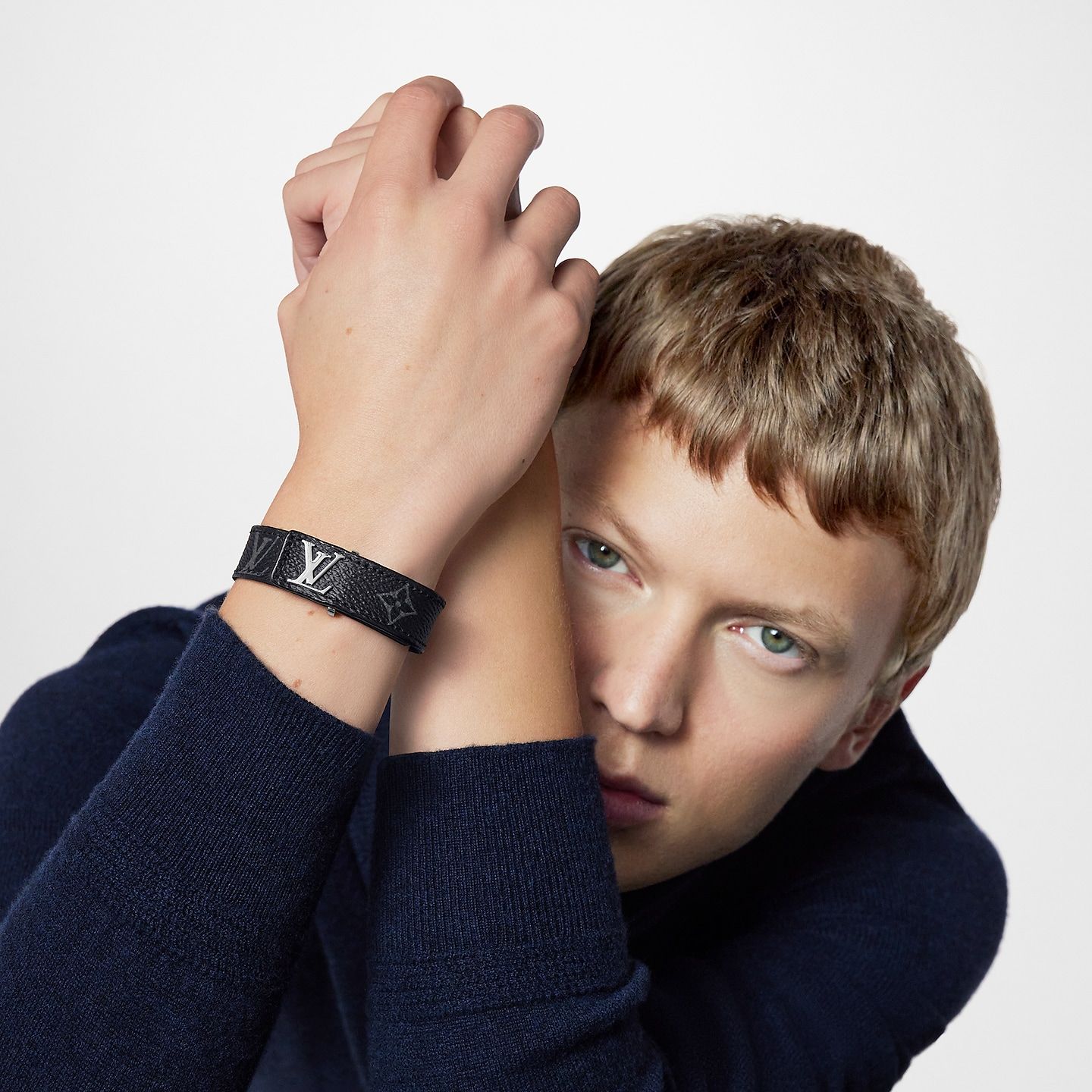  Vòng Tay Louis Vuitton Bracelet Slim Monogram 'Eclipse' 