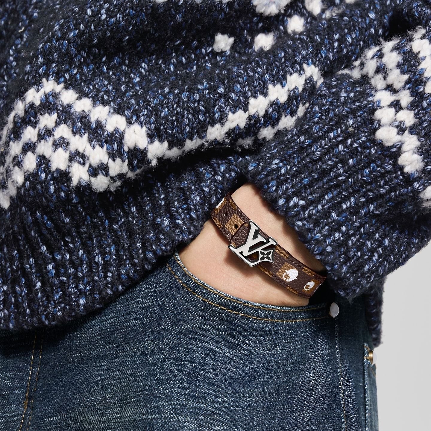  Vòng Tay Louis Vuitton Flower Phriendship Bracelet 'Brown' 