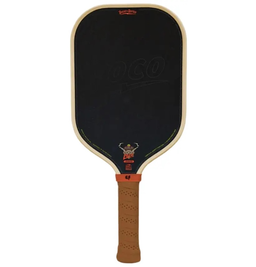  Vợt Pickleball Bread'N'Butter Loco Elongated 'Brown Black' 