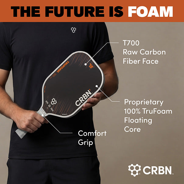 Vợt Pickleball CRBN¹ TruFoam Barrage Elongated Long Handle 'Black' 
