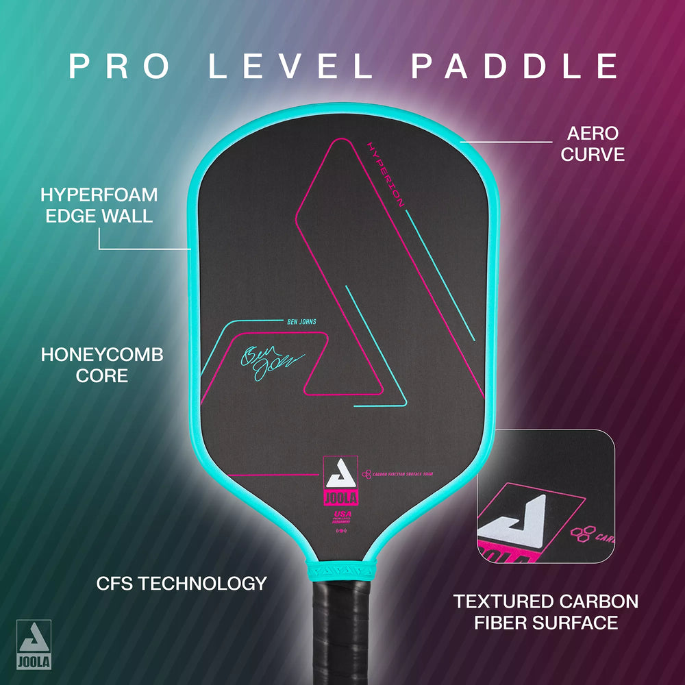  Vợt Pickleball Joola Hyperion CFS 16mm ‘Blue Pink’ 
