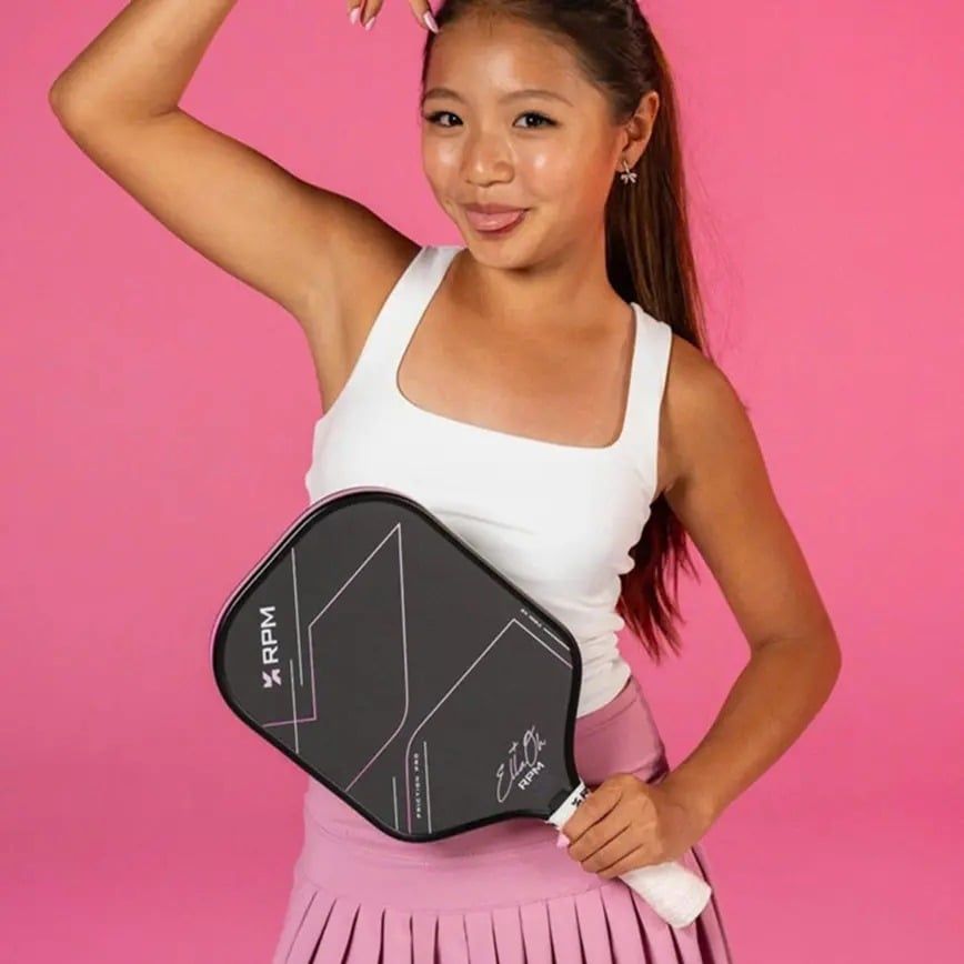  Vợt Pickleball RPM Friction Pro V2 Ella Oh’s Elongated 
