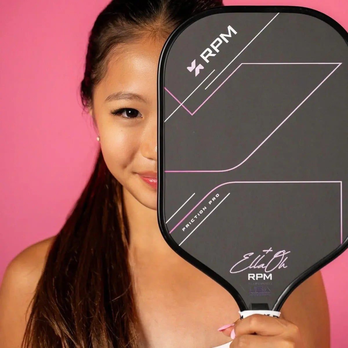  Vợt Pickleball RPM Friction Pro V2 Ella Oh’s Elongated 