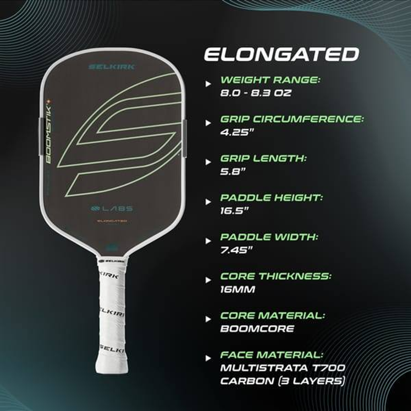  Vợt Pickleball Selkirk Labs Boomstik Everglade Asia Raw Carbon 'Black' 
