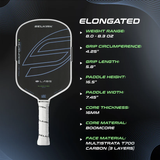  Vợt Pickleball Selkirk Labs Boomstik Summit Asia Raw Carbon 'Black' 
