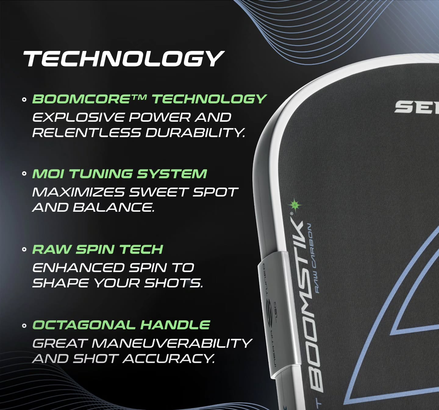  Vợt Pickleball Selkirk Labs Boomstik Summit Asia Raw Carbon 'Black' 