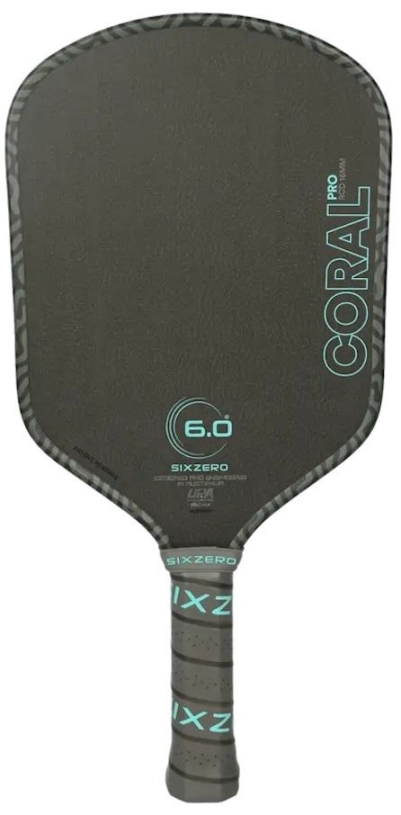  Vợt Pickleball Six Zero Coral Pro 16mm 'Electric Blue' 