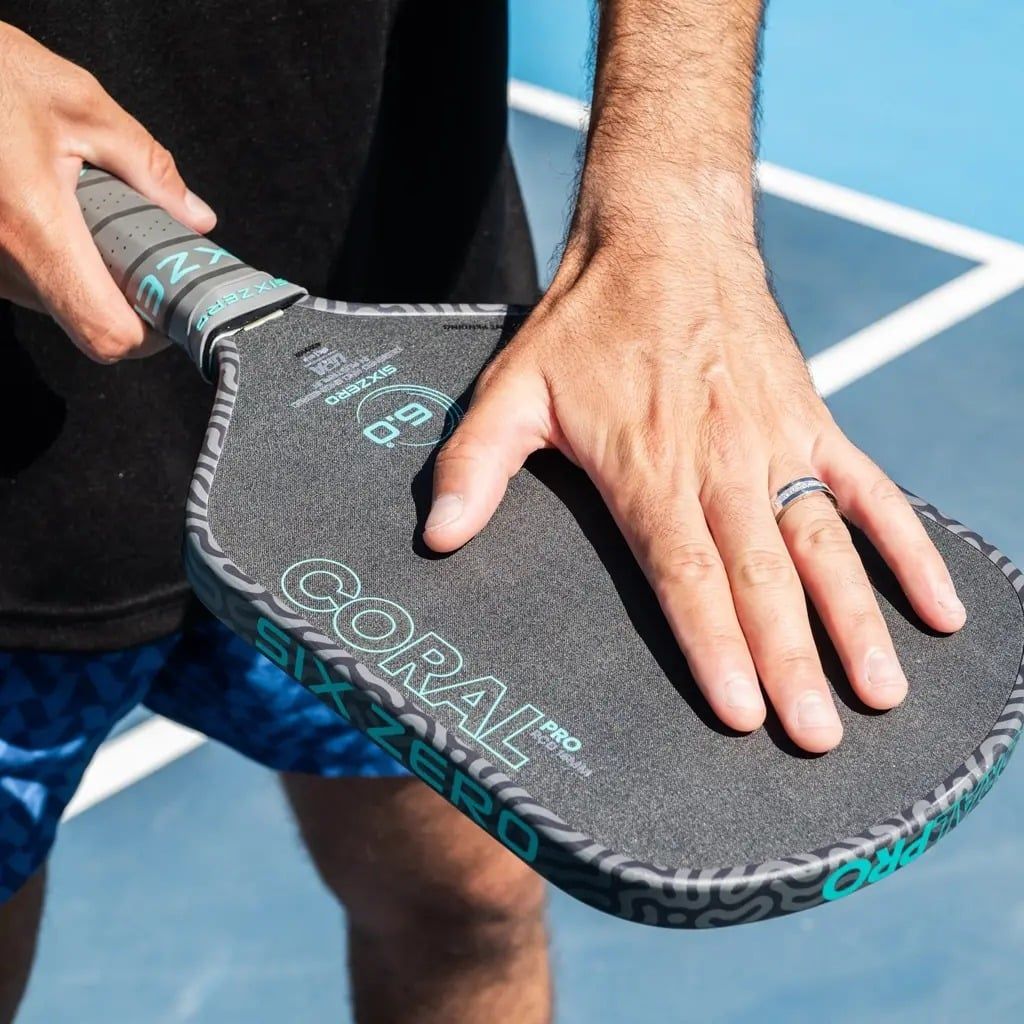  Vợt Pickleball Six Zero Coral Pro 16mm 'Electric Blue' 
