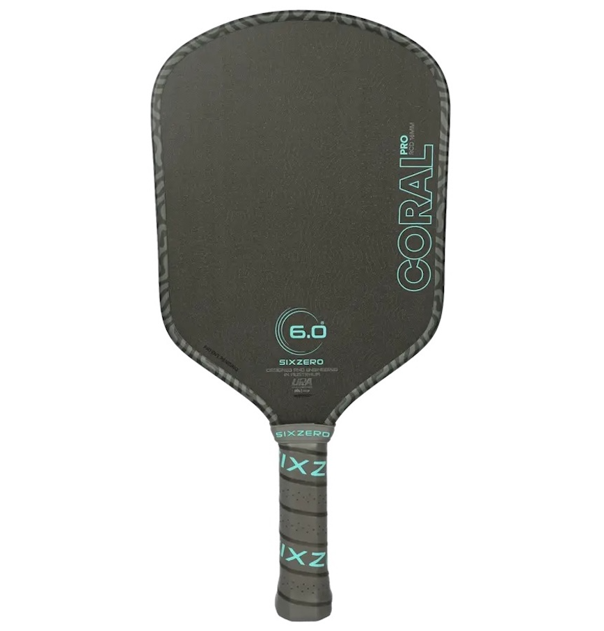  Vợt Pickleball Six Zero Coral Pro 16mm 'Electric Blue' 