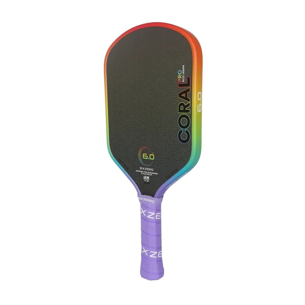  Vợt Pickleball Six Zero Coral Pro 16mm 'Rainbow' 