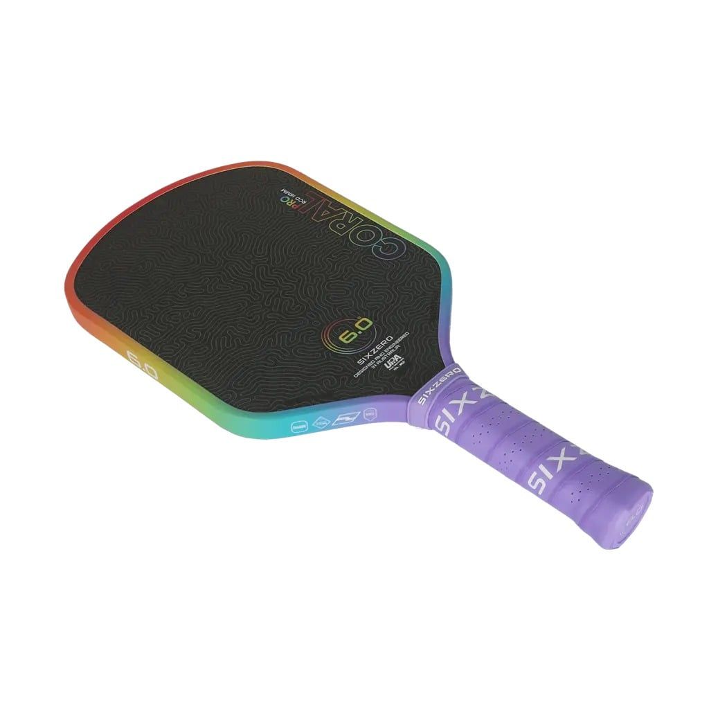  Vợt Pickleball Six Zero Coral Pro 16mm 'Rainbow' 