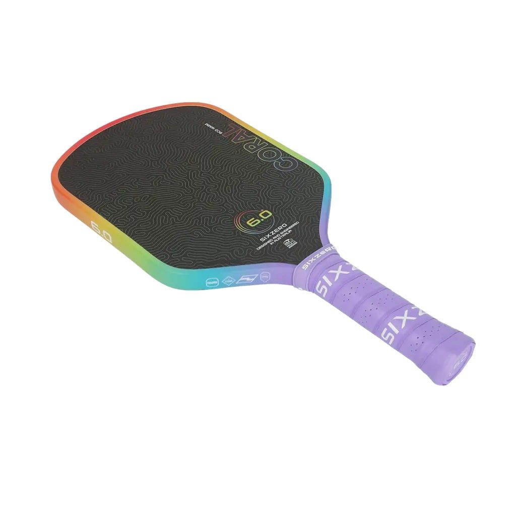  Vợt Pickleball Six Zero Coral Standard 16mm 'Rainbow' 