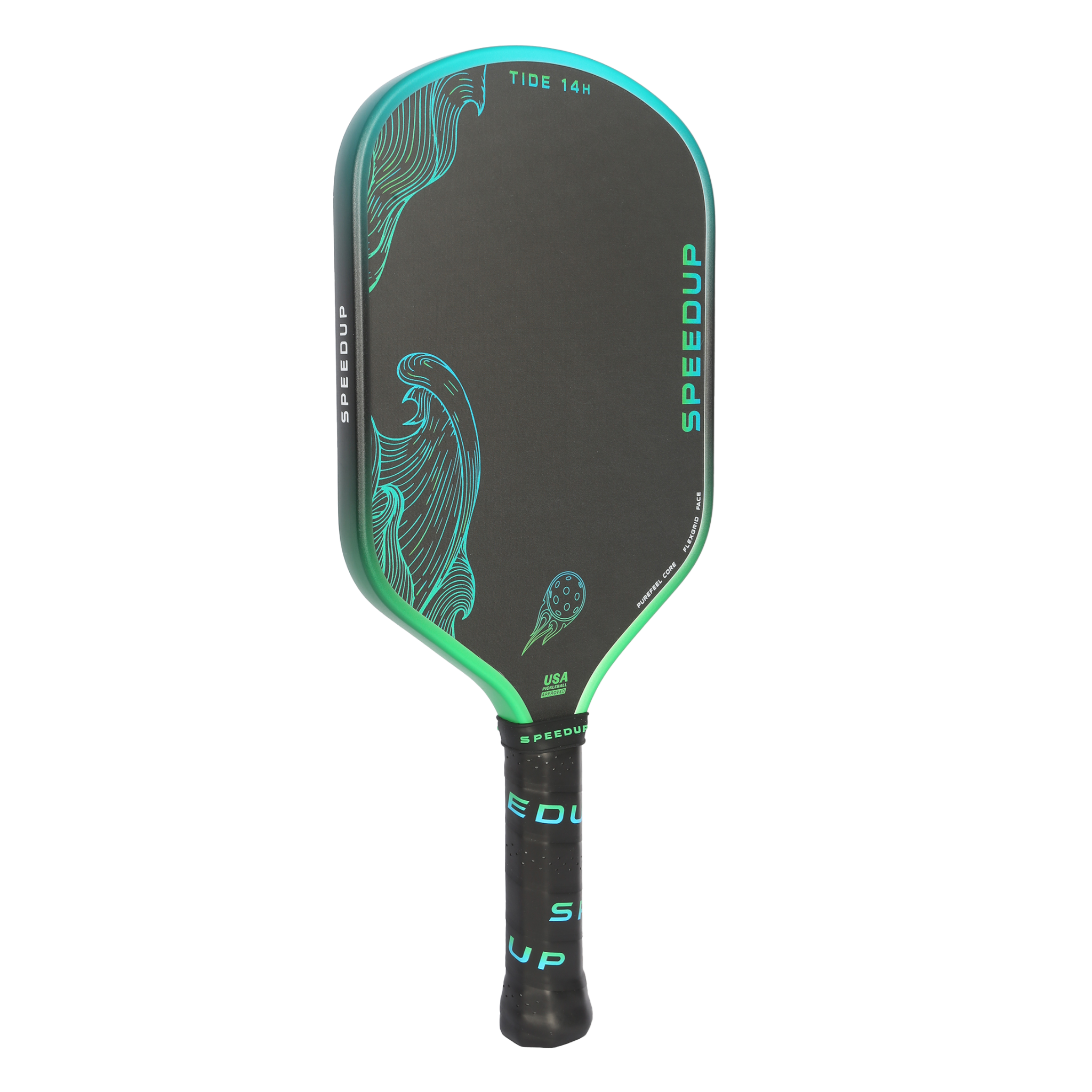  Vợt Pickleball Speedup Tide 14H Hybrid 'Green' 