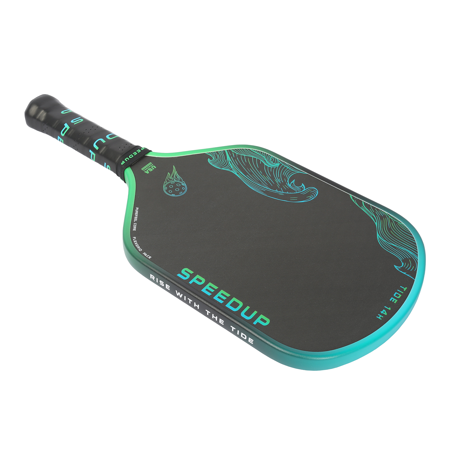  Vợt Pickleball Speedup Tide 14H Hybrid 'Green' 