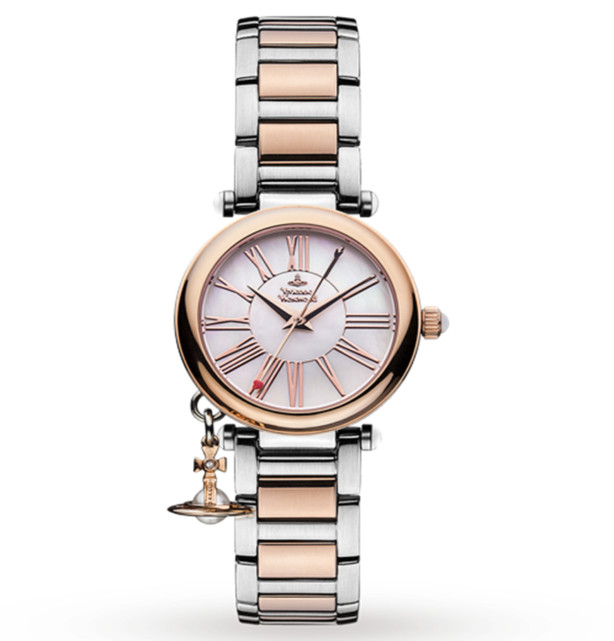  Đồng Hồ Nữ Vivienne Westwood Mother Orb 32mm 'Rose Gold' 