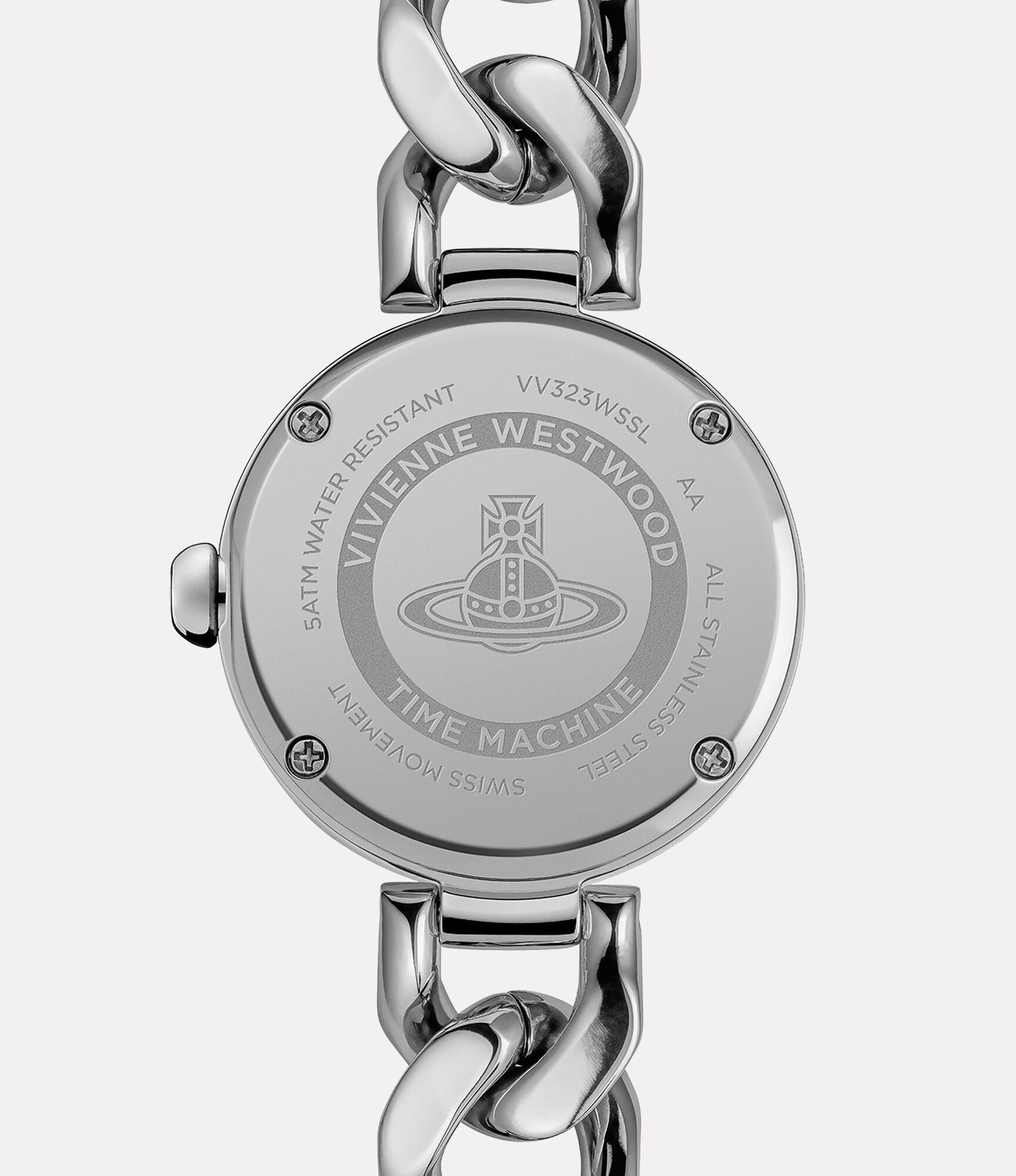  Đồng Hồ Nữ Vivienne Westwood Orb Button 'Silver' 