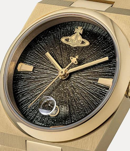  Đồng Hồ Nữ Vivienne Westwood The Hoxton 'Black Gold' 