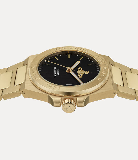  Đồng Hồ Nam Vivienne Westwood Hanwell Watch 'Gold' 